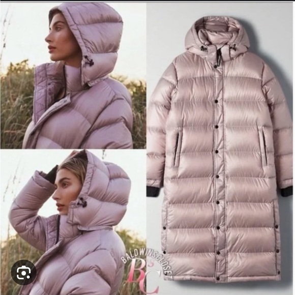 TNA Jackets & Blazers - Aritzia TNA Super Puff Long Iridescent Rose Quartz Pink